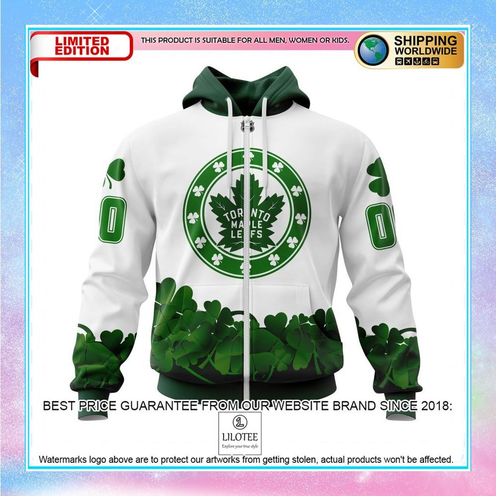 personalized nhl toronto maple leafs happy st patrick days shirt hoodie 2 756