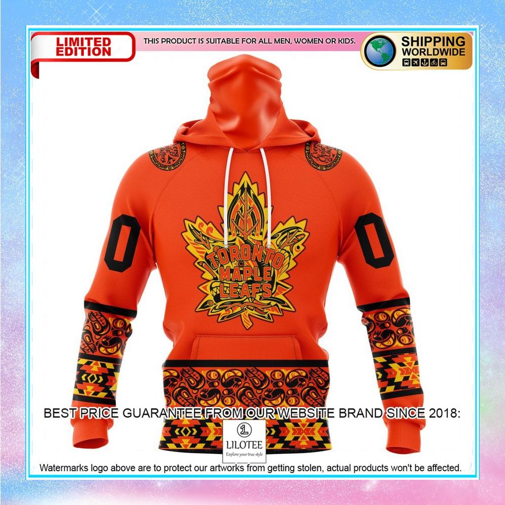 personalized nhl toronto maple leafs national day for truth and reconciliation shirt hoodie 4 749