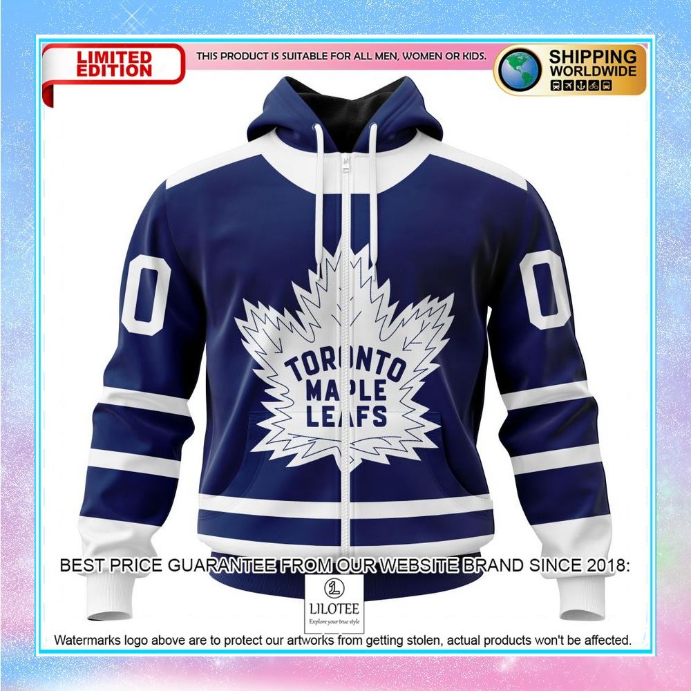 personalized nhl toronto maple leafs reverse retro shirt hoodie 2 261