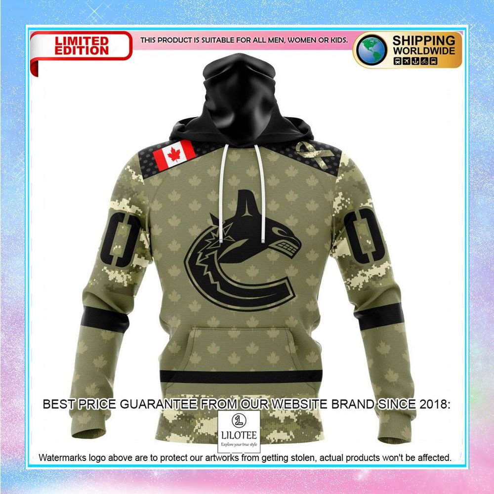 personalized nhl vancouver canucks camo military appreciation shirt hoodie 4 872