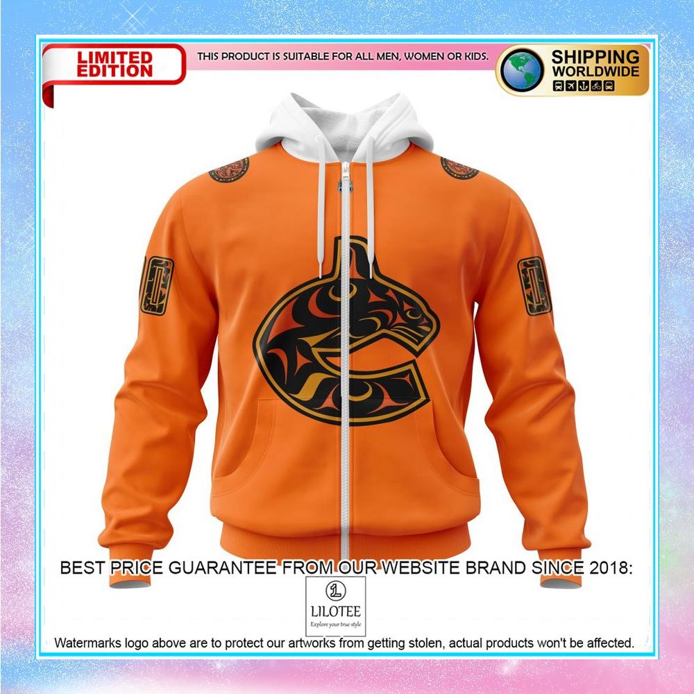 personalized nhl vancouver canucks every child matters 2022 shirt hoodie 2 174