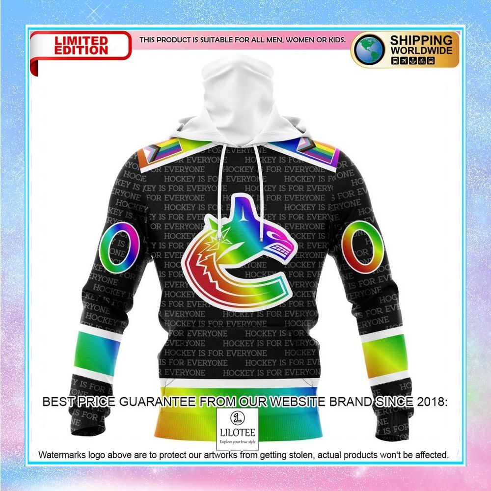 personalized nhl vancouver canucks pride design hockey is for everyone shirt hoodie 4 556
