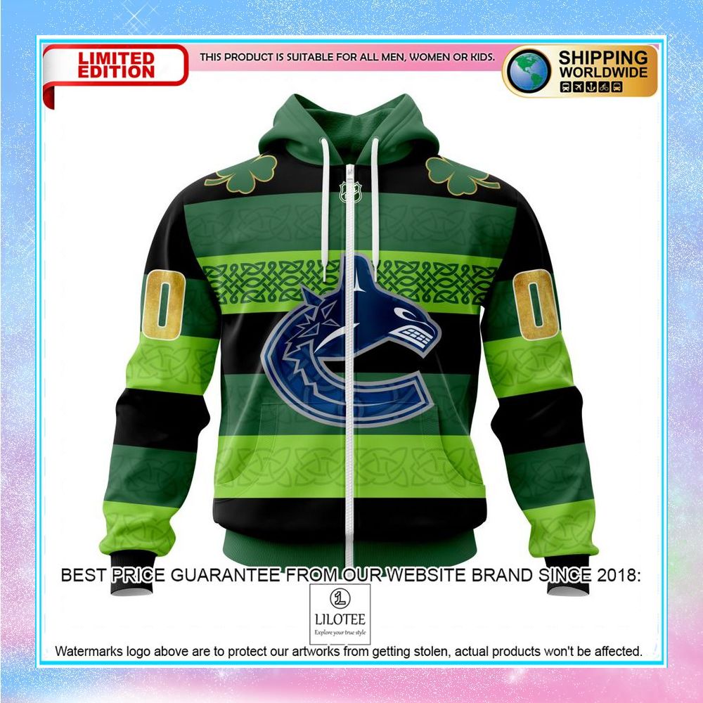 personalized nhl vancouver canucks st patrick days concepts shirt hoodie 2 947