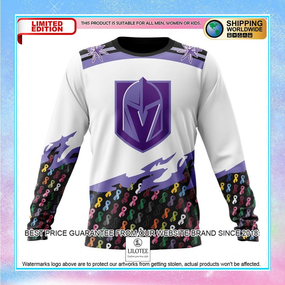 personalized nhl vegas golden knights in october we stand together we can beat cancer shirt hoodie 6 562