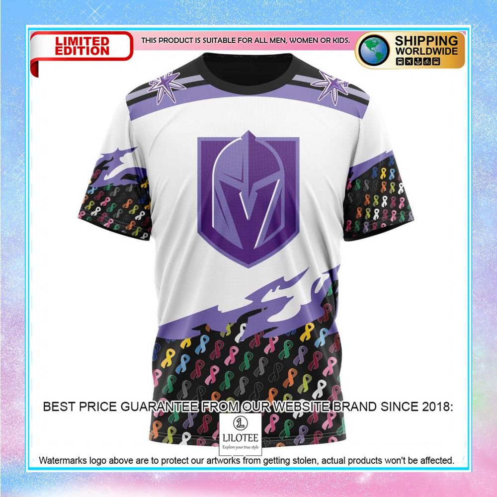 personalized nhl vegas golden knights in october we stand together we can beat cancer shirt hoodie 8 684
