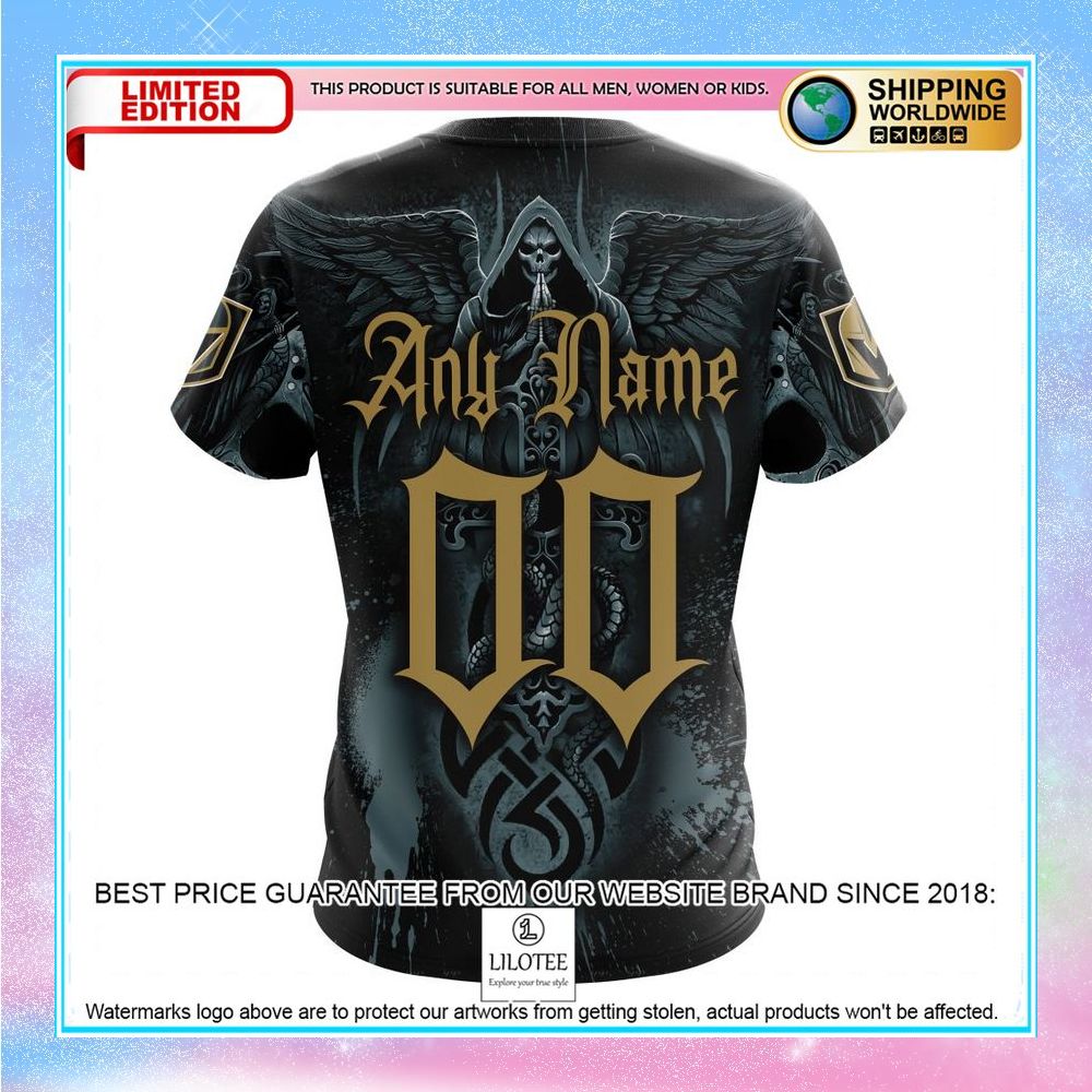 personalized nhl vegas golden knights skull art shirt hoodie 9 407