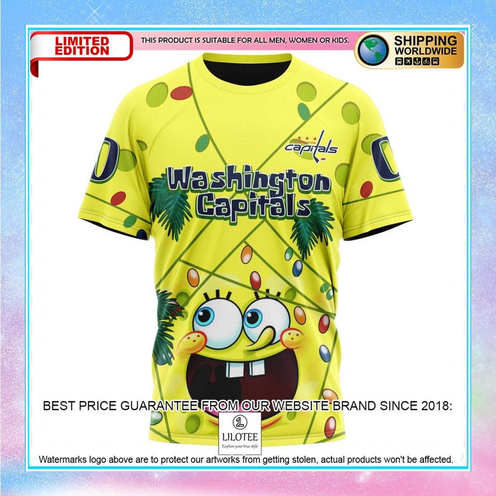 personalized nhl washington capitals jersey with spongebob shirt hoodie 8 548