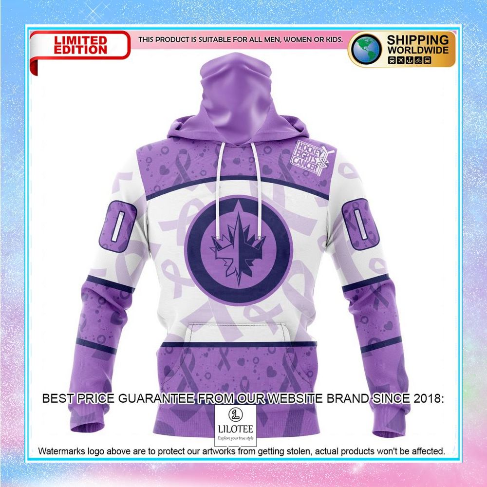personalized nhl winnipeg jets lavender fight cancer shirt hoodie 4 42