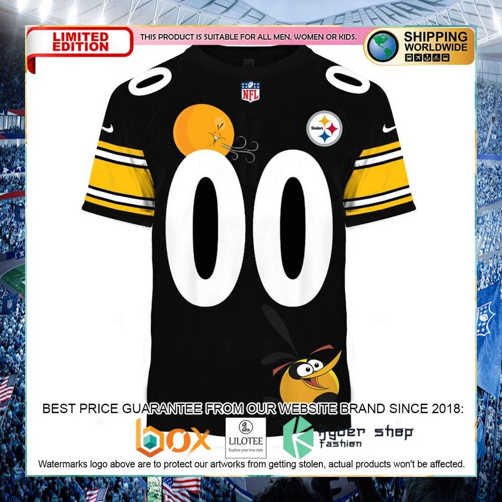 personalized pittsburgh steelers nfl x angry birds hoodie shirt 2 10