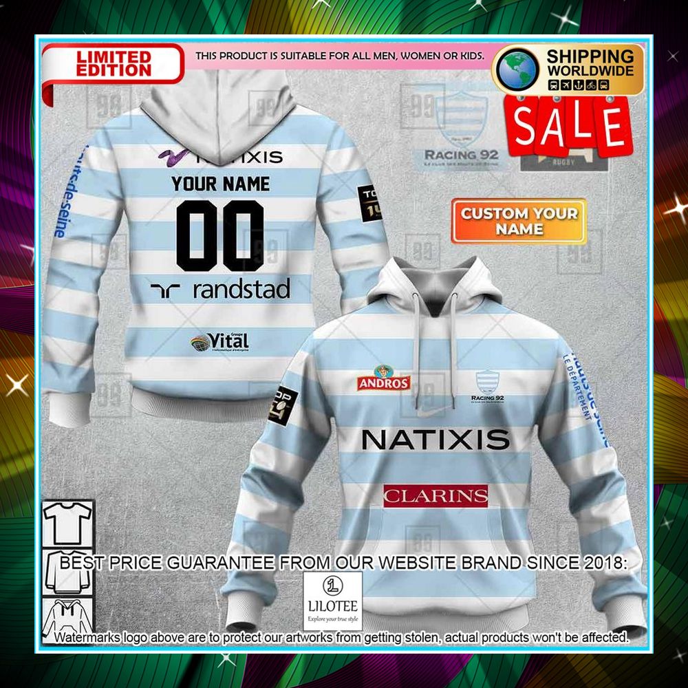 personalized racing 92 rugby 2223 3d shirt hoodie 1 109