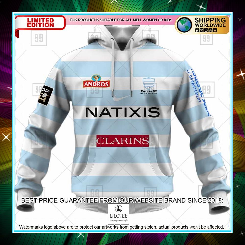 personalized racing 92 rugby 2223 3d shirt hoodie 2 383