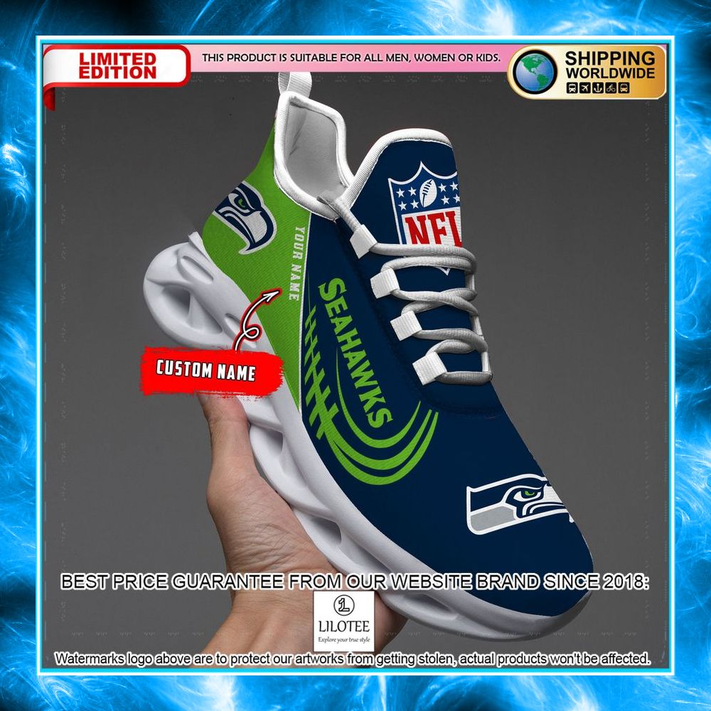 personalized seattle seahawks max soul shoes 1 698