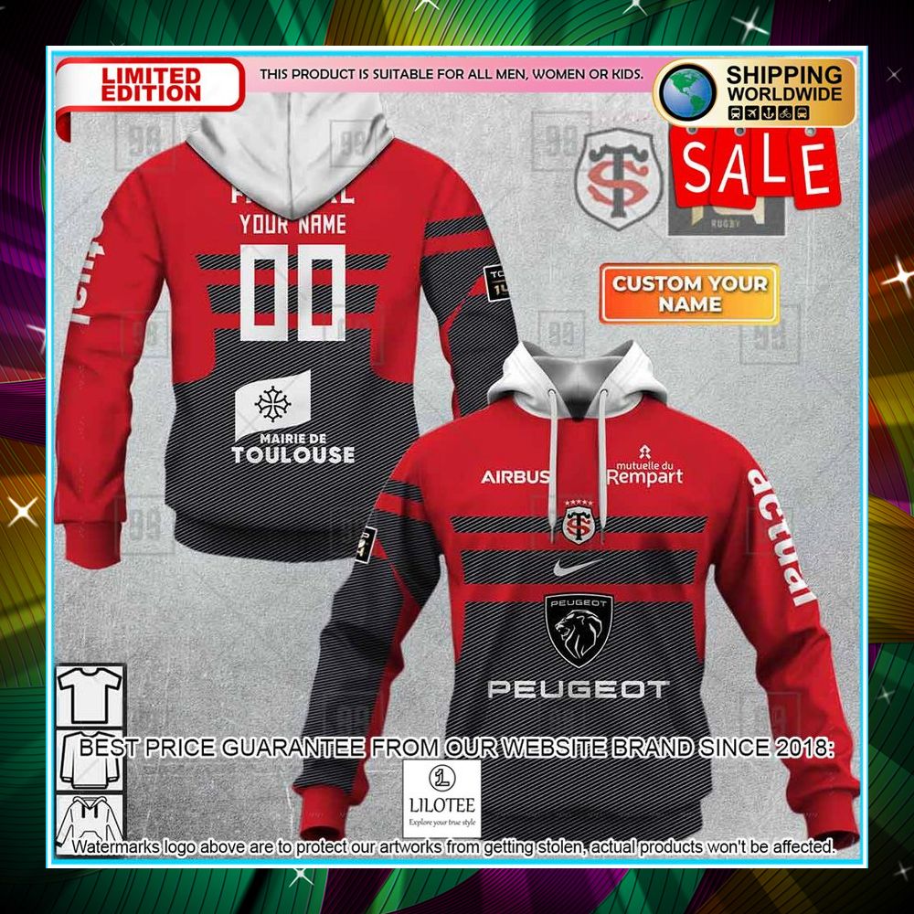 personalized stade toulousain rugby 2223 3d shirt hoodie 1 531