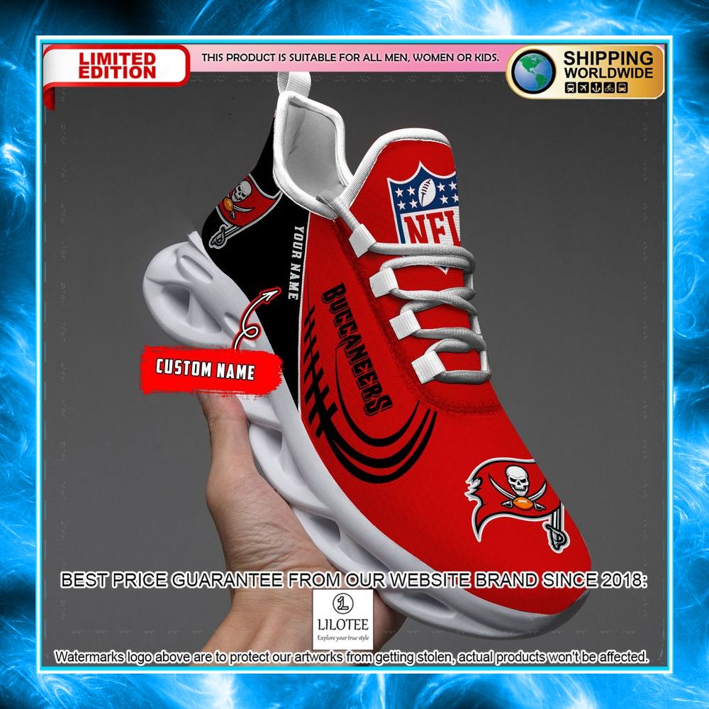 personalized tampa bay buccaneers max soul shoes 1 82