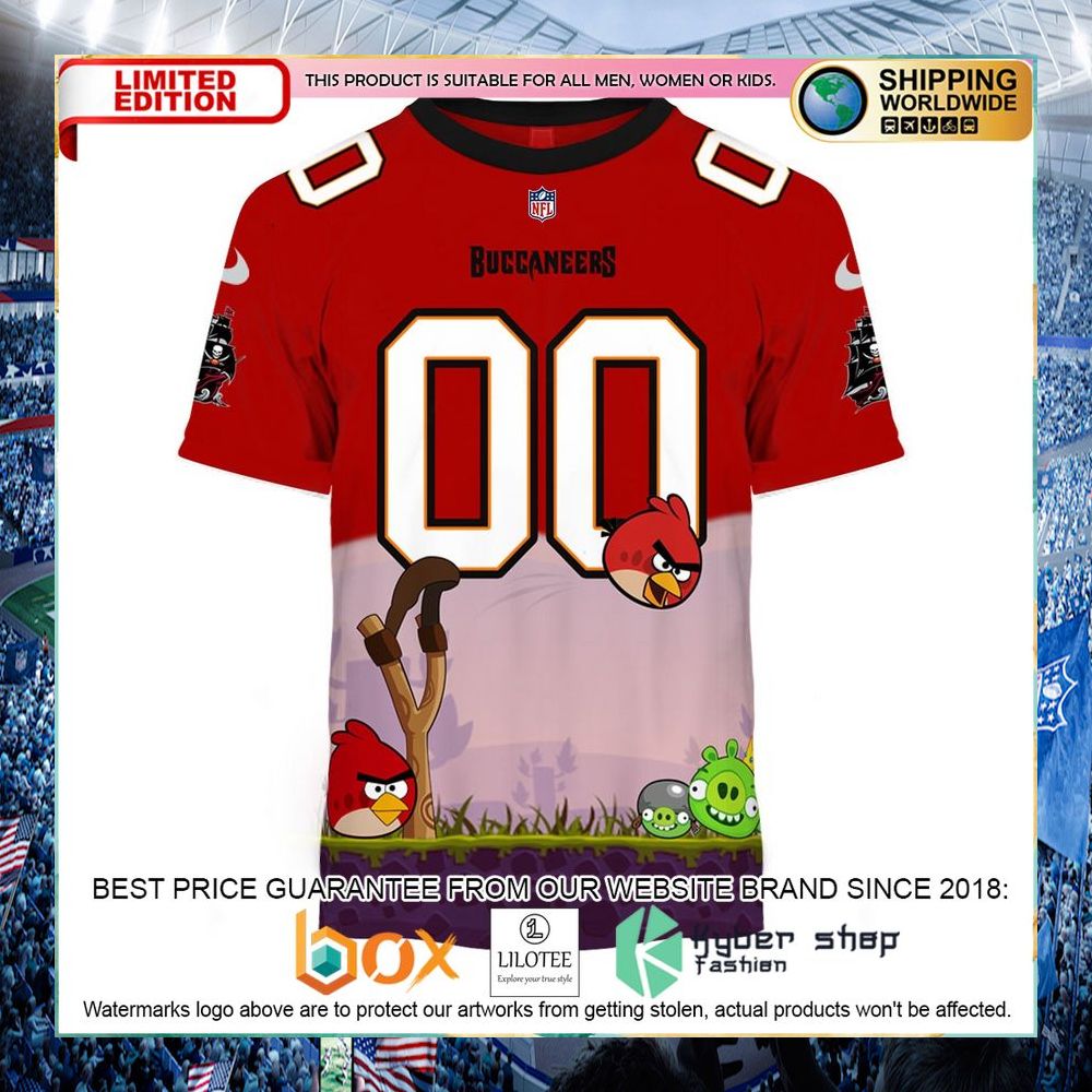 personalized tampa bay buccaneers nfl x angry birds hoodie shirt 2 519