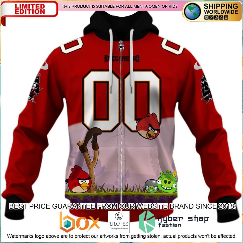 Personalized Tampa Bay Buccaneers NFL x Angry Birds Hoodie, Shirt - LIMITED EDITION 11 personalized tampa bay buccaneers nfl x angry birds hoodie shirt 4 427