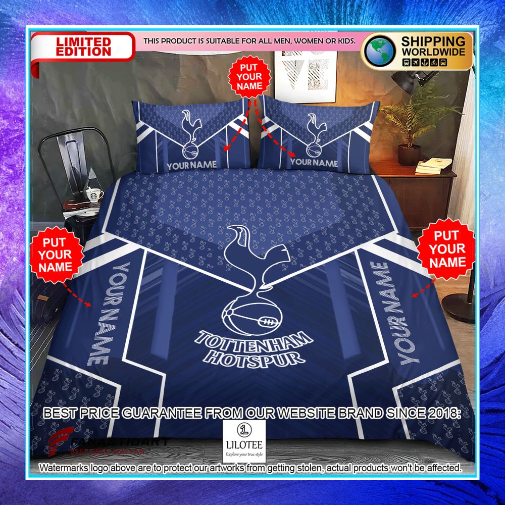 personalized tottenham hotspur bedding set 1 746