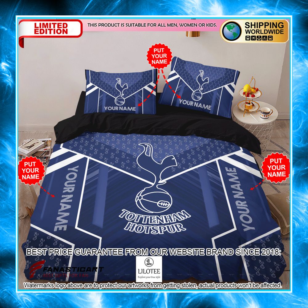 personalized tottenham hotspur bedding set 2 659