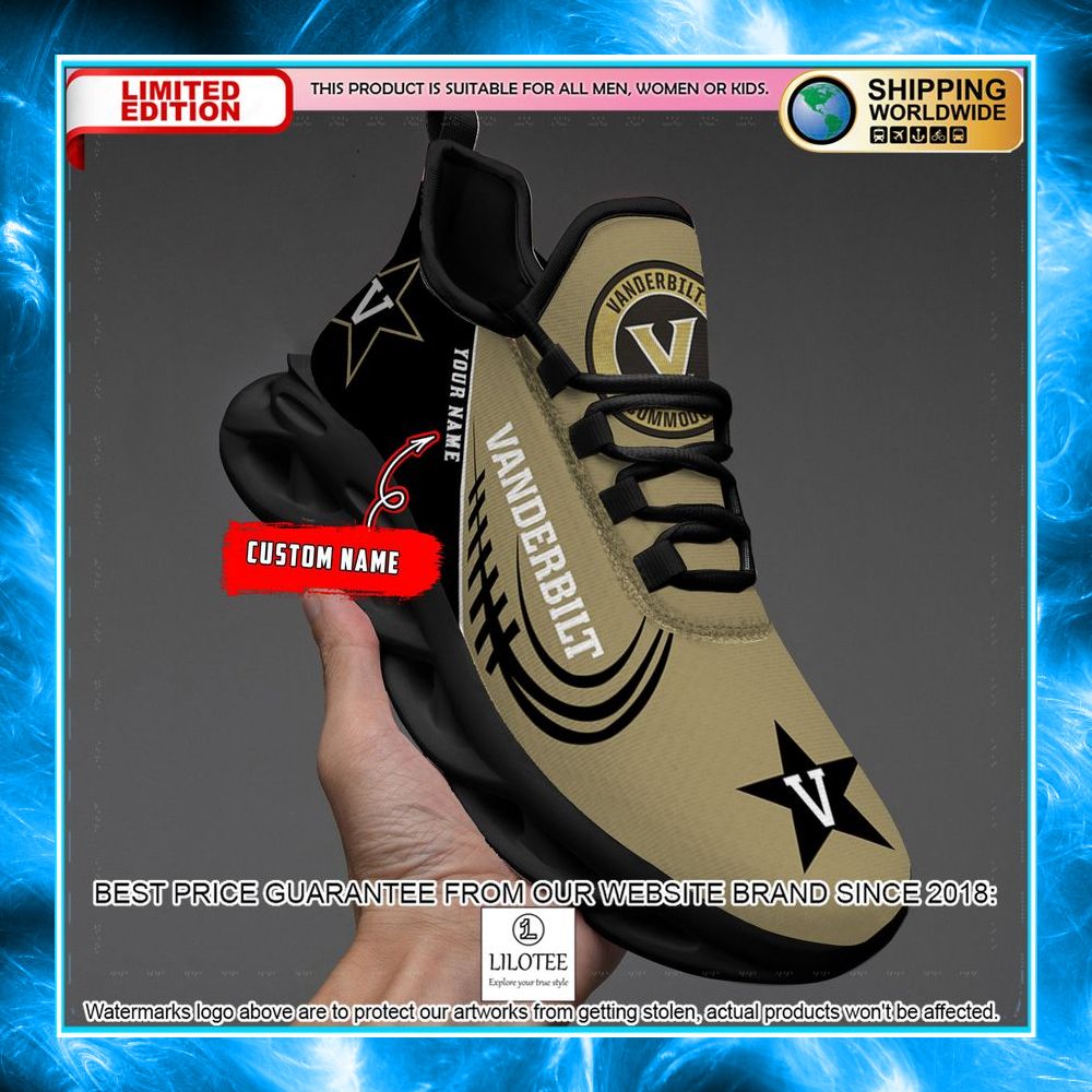 personalized vanderbilt commodores max soul shoes 2 788