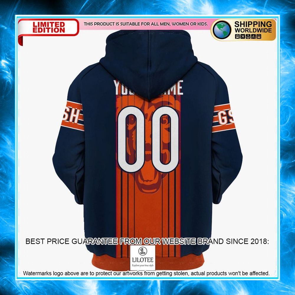 personalized walter payton chicago bears 3d shirt hoodie 4 466