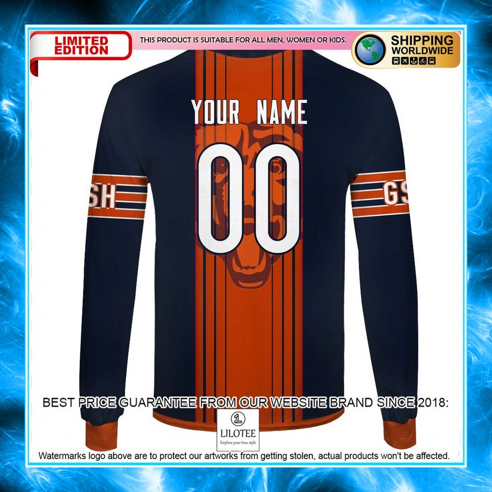 personalized walter payton chicago bears 3d shirt hoodie 6 81