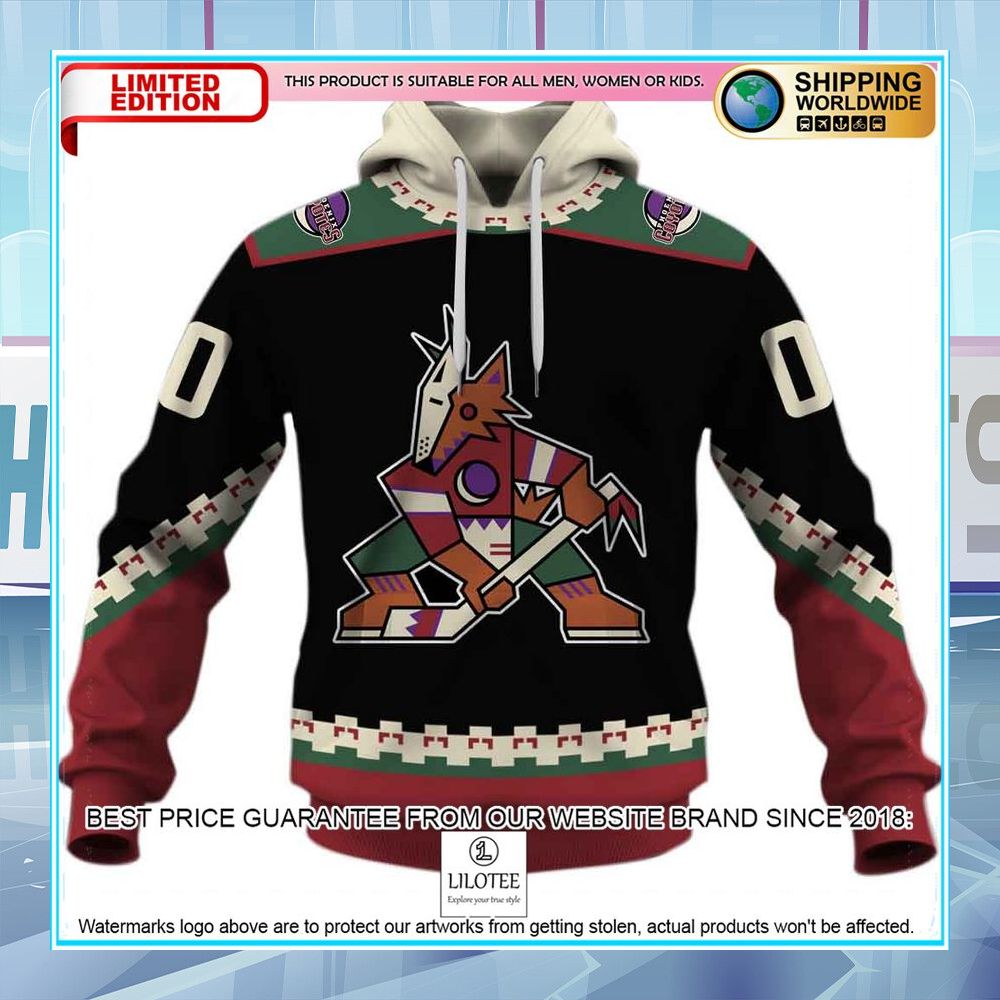 phoenix coyotes arizona coyotes 90s vintage home custom shirt hoodie 1 129