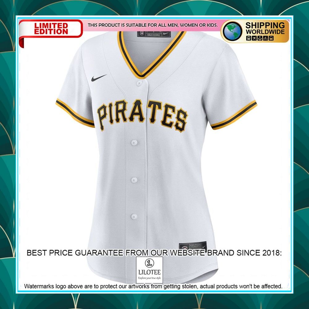 pittsburgh pirates nike womens home blank white baseball jersey 2 272