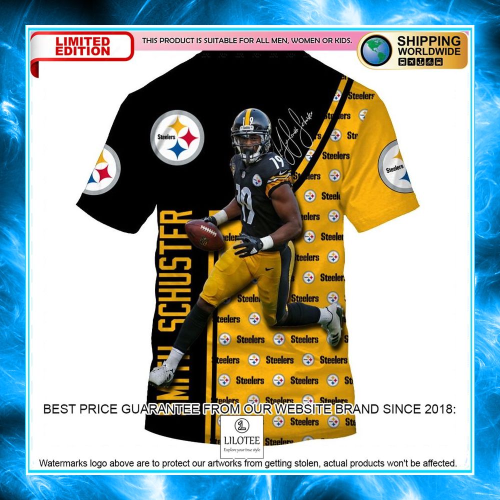 pittsburgh steelers smith schuster 19 3d shirt hoodie 6 247