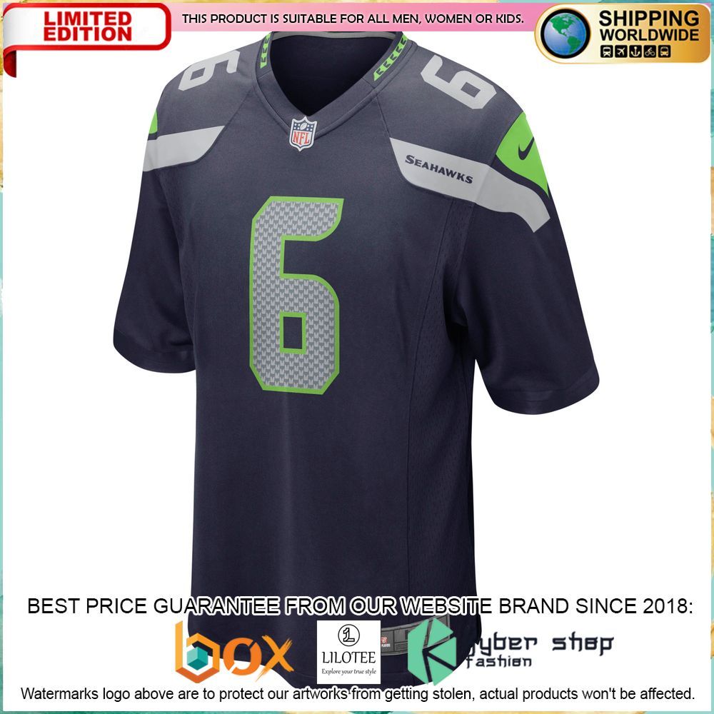 quandre diggs seattle seahawks nike college navy football jersey 2 746
