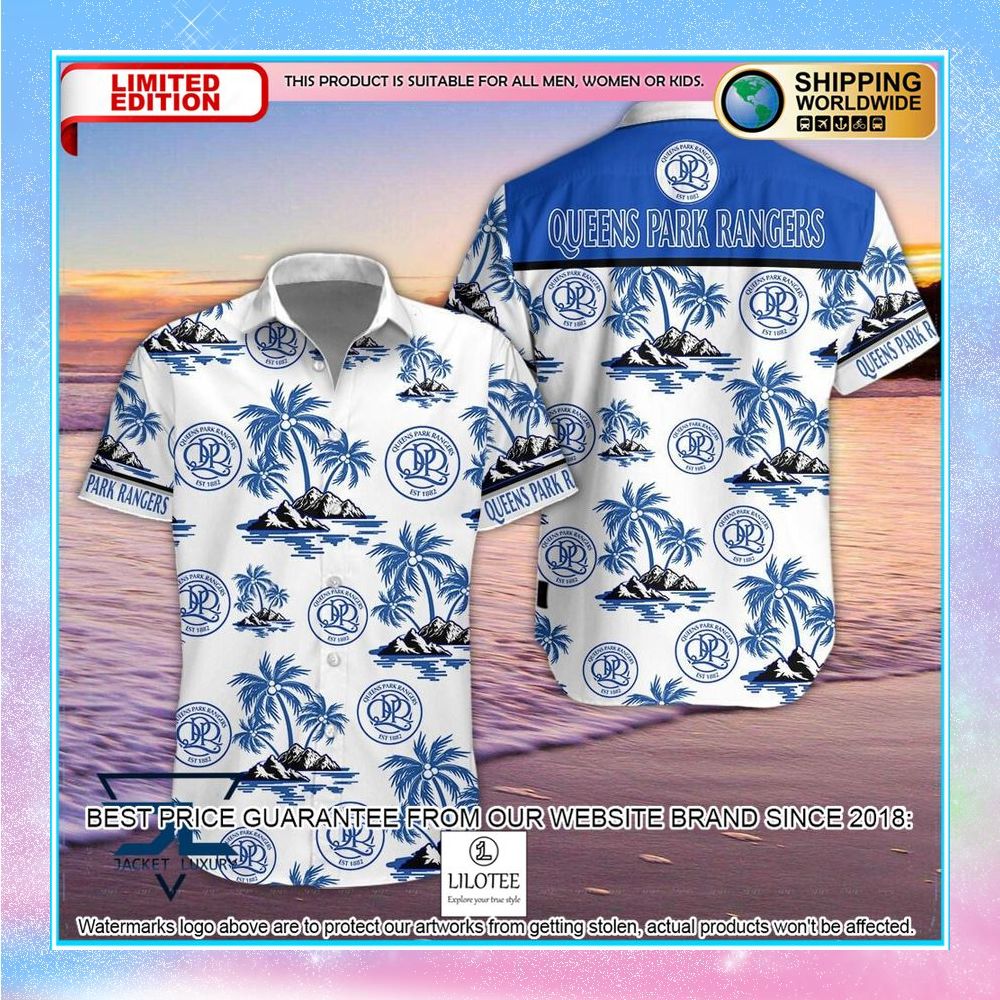 queens park rangers palm tree hawaiian shirt shorts 1 106