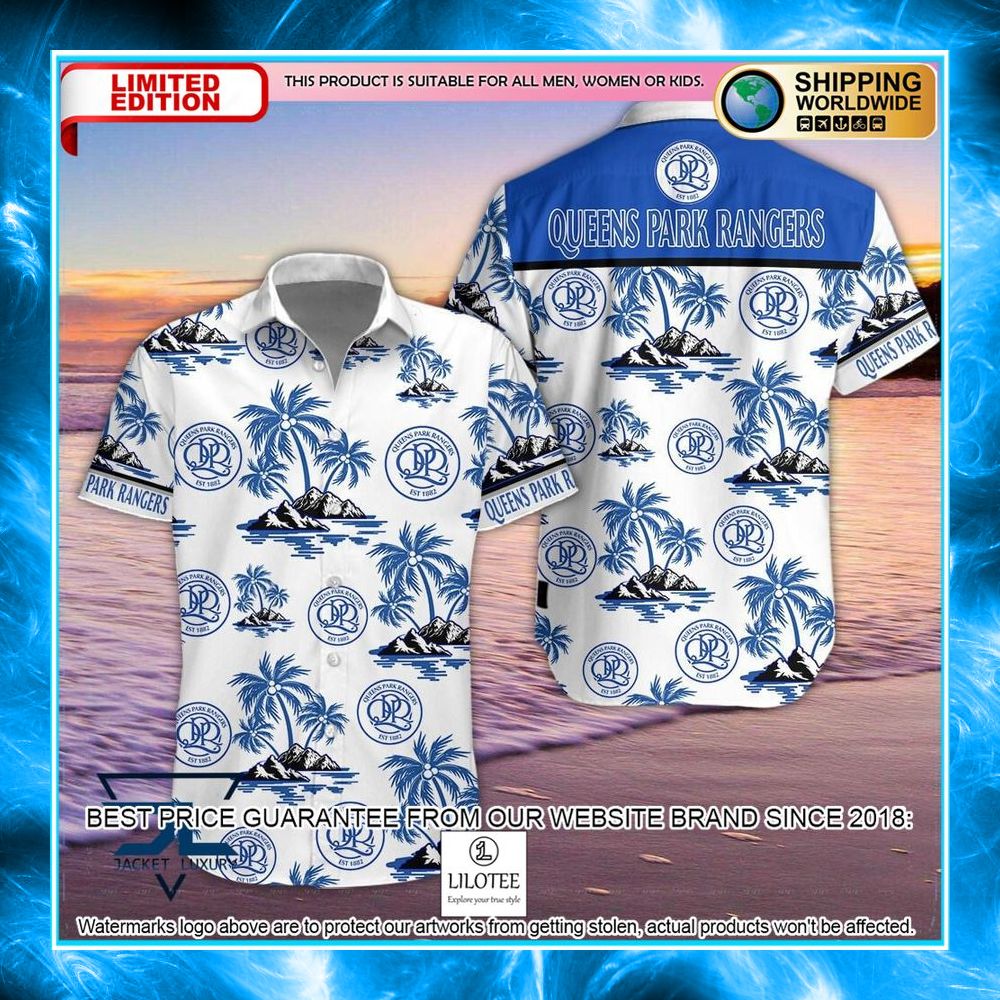 queens park rangers palm tree hawaiian shirt shorts 1 97