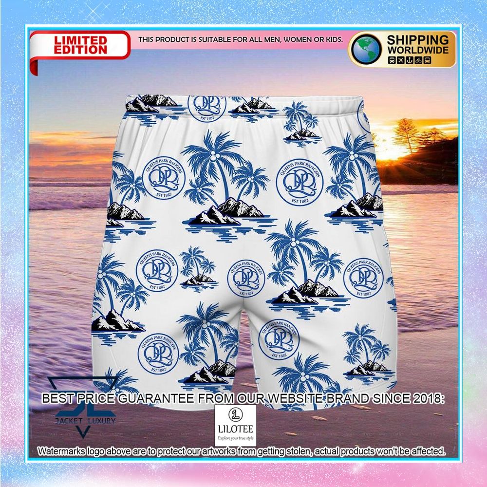 queens park rangers palm tree hawaiian shirt shorts 2 544