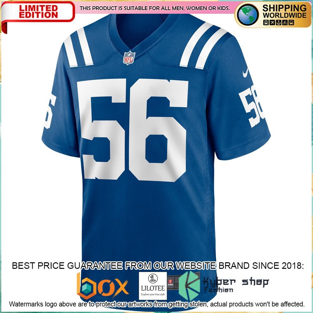 quenton nelson indianapolis colts nike royal football jersey 2 257