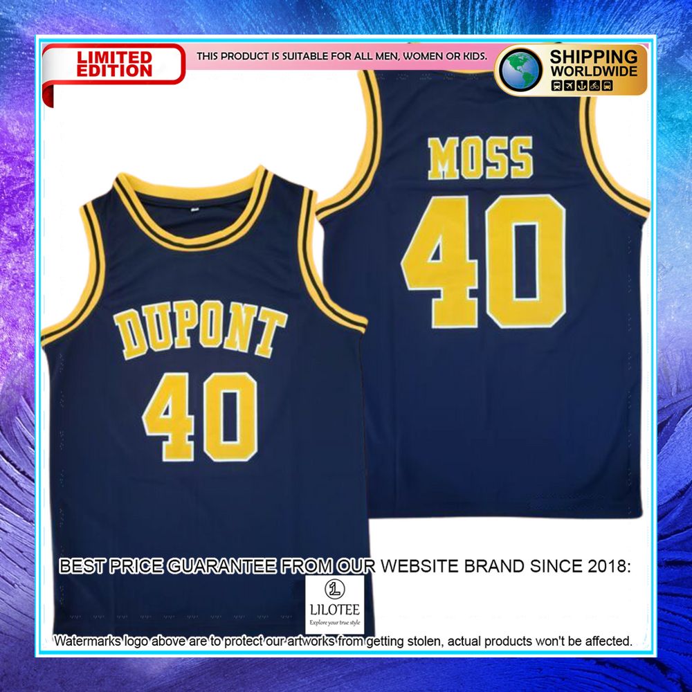 randy moss dupont high school basketball jersey 1 222