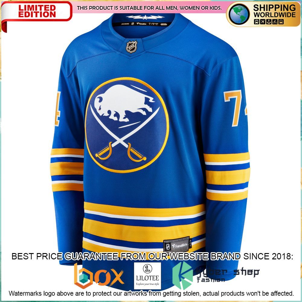 rasmus asplund buffalo sabres royal hockey jersey 2 838