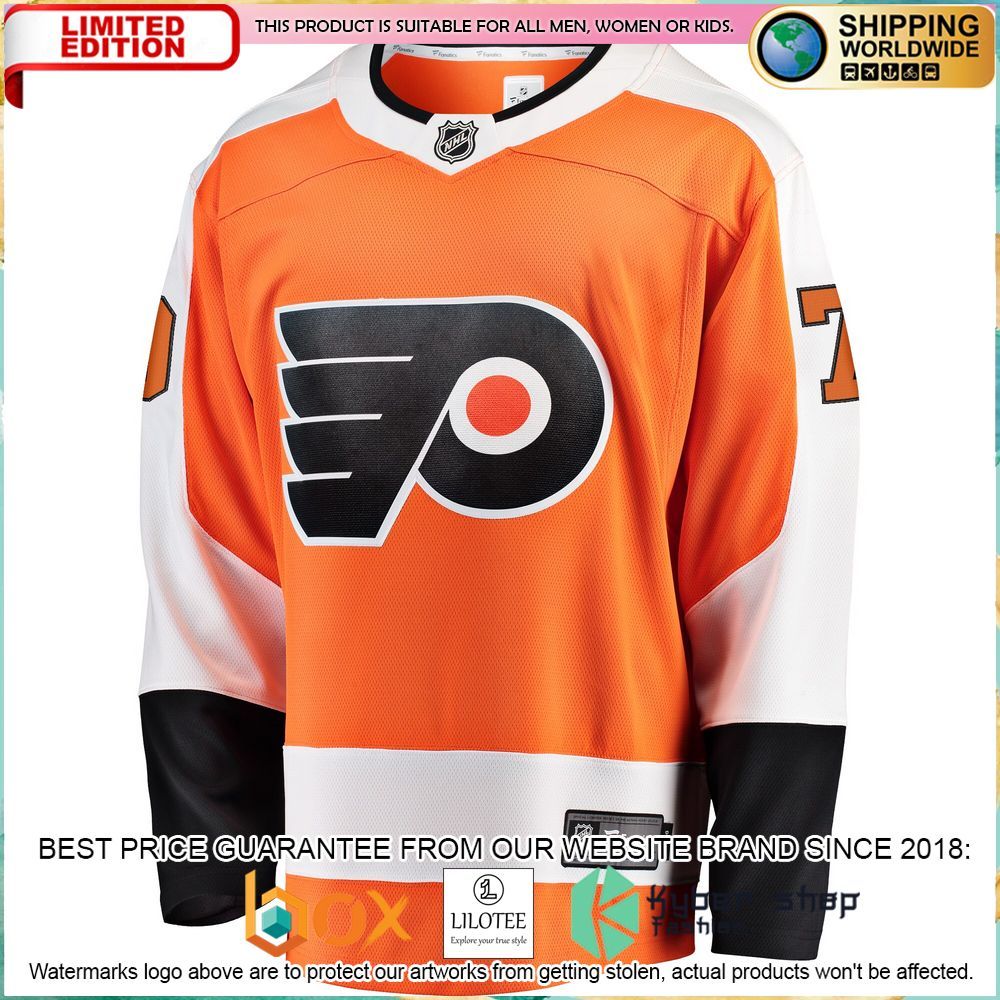 rasmus ristolainen philadelphia flyers orange hockey jersey 2 481