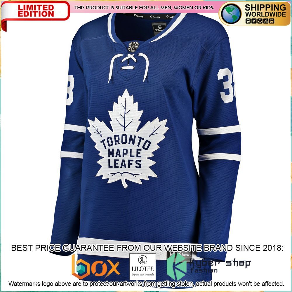 rasmus sandin toronto maple leafs womens blue hockey jersey 2 214