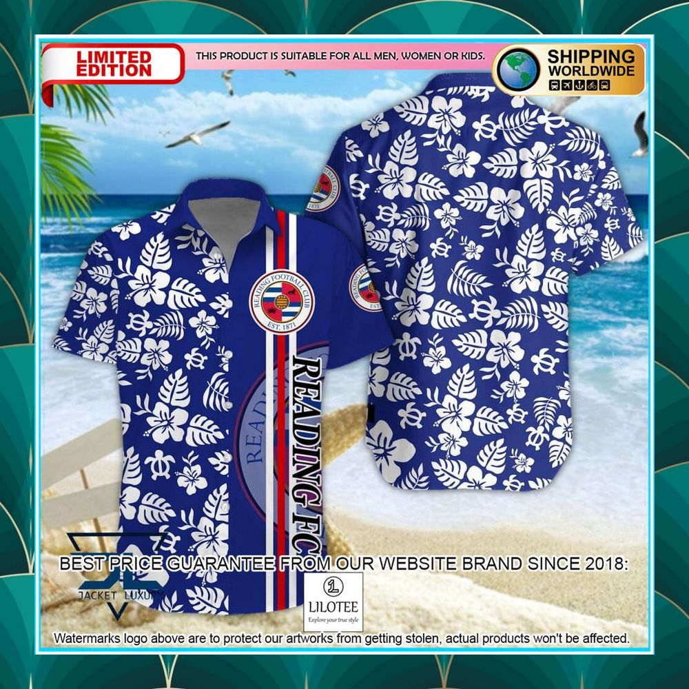 reading f c blue hawaiian shirt shorts 1 934