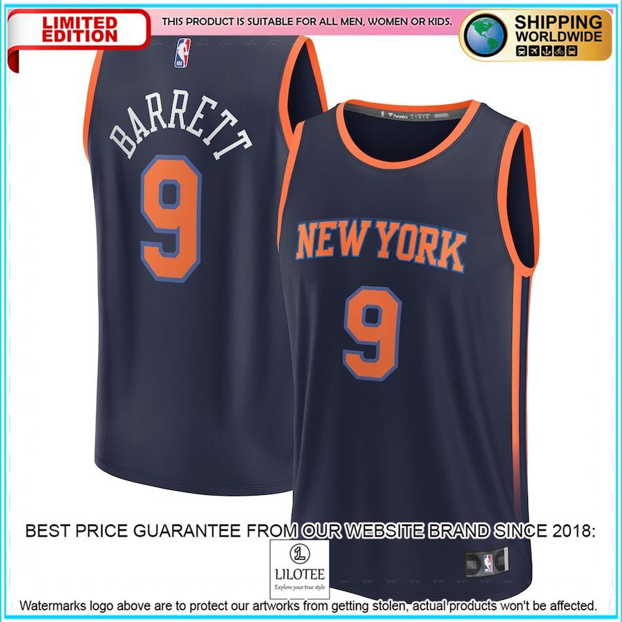 rj barrett new york knicks 2022 23 navy basketball jersey 1 635