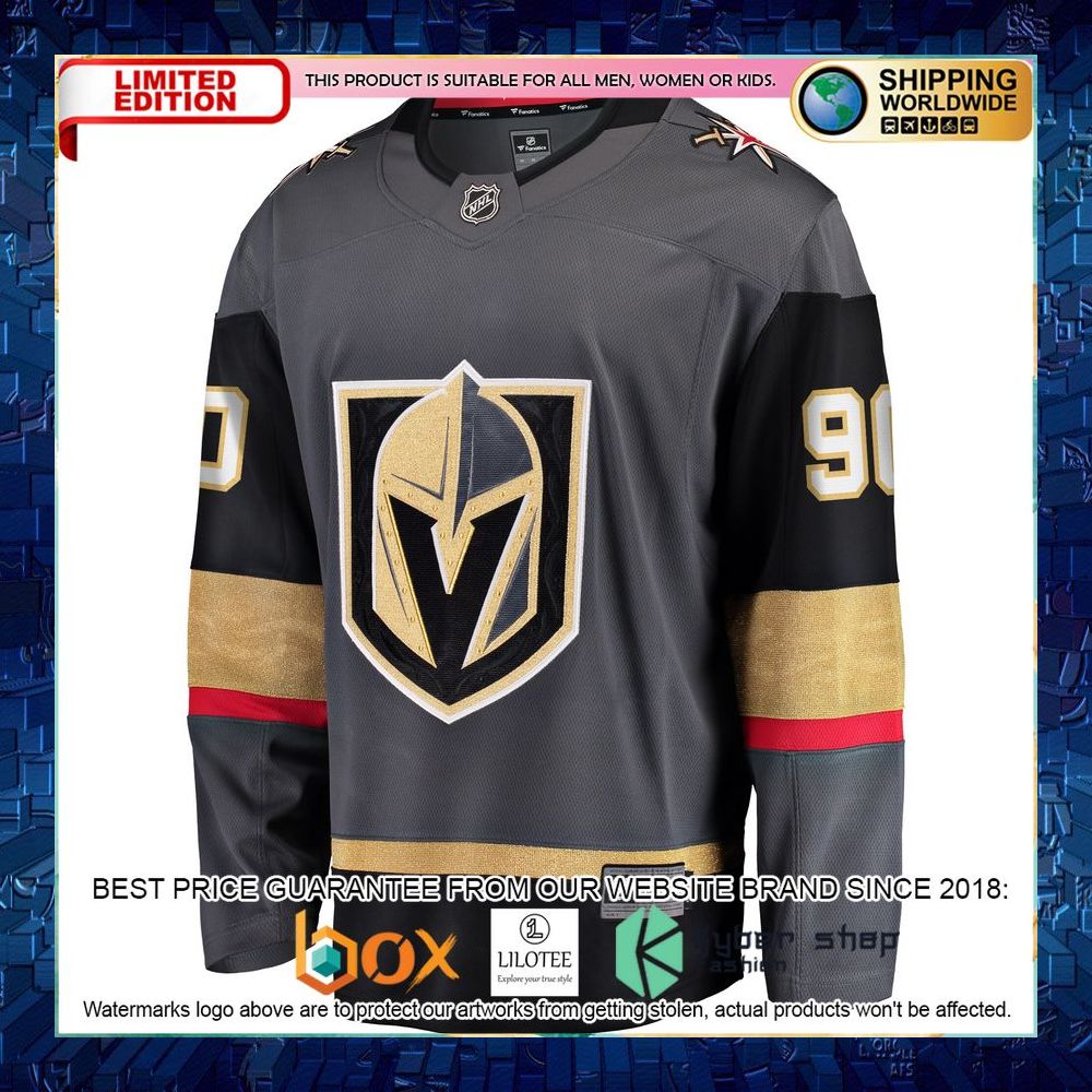 Robin Lehner Vegas Golden Knights Home Gray Hockey Jersey - LIMITED EDITION 6 robin lehner vegas golden knights home gray hockey jersey 2 949