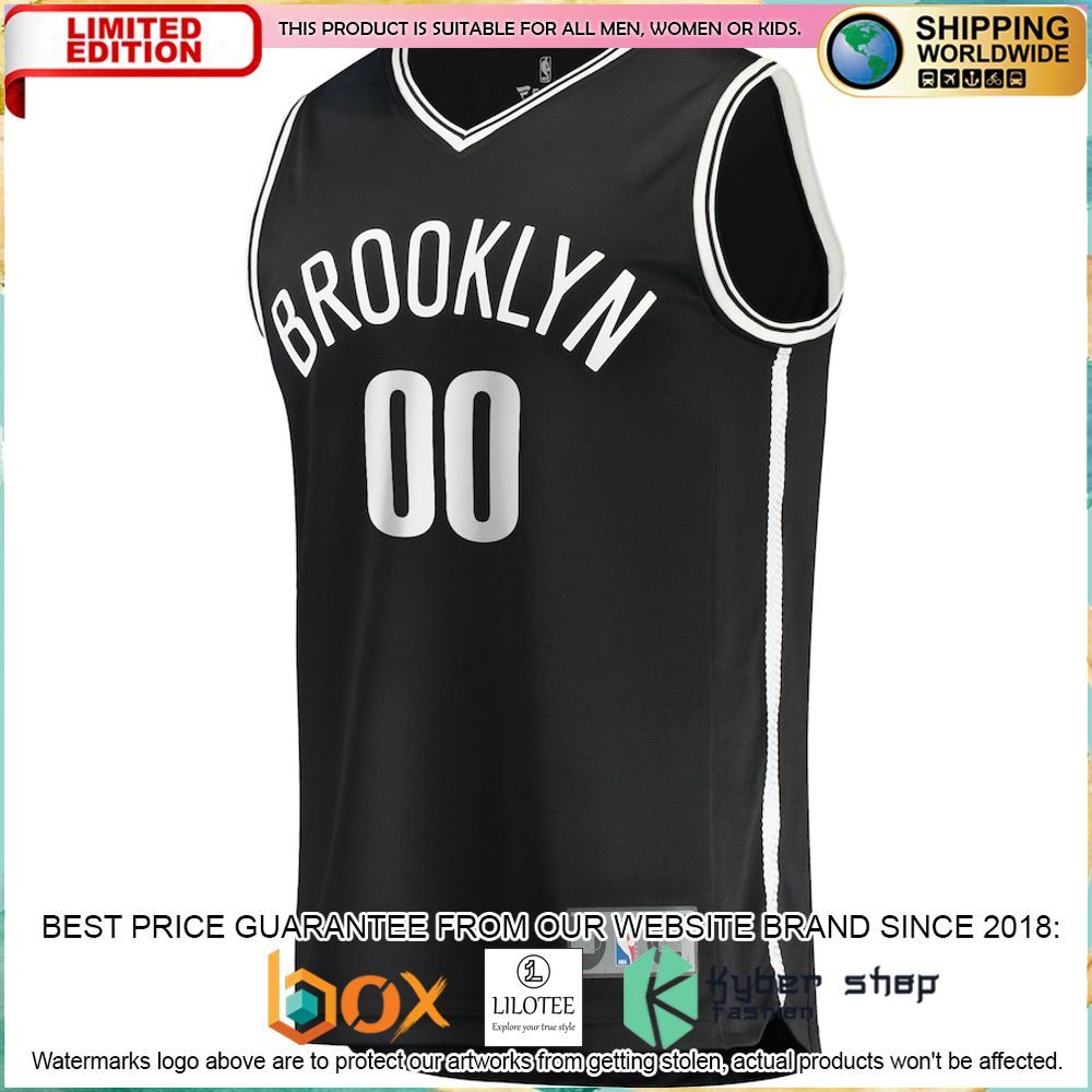 royce oneale brooklyn nets black basketball jersey 2 314