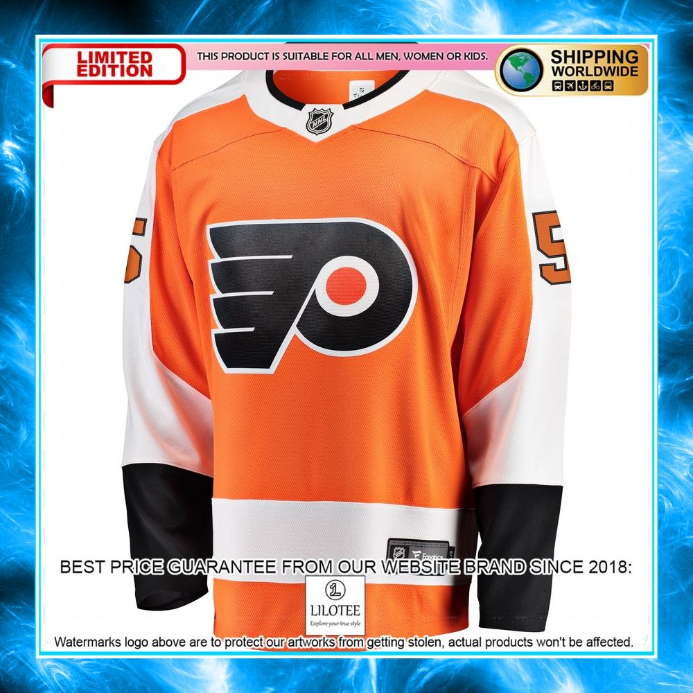 samuel morin philadelphia flyers orange hockey jersey 2 661
