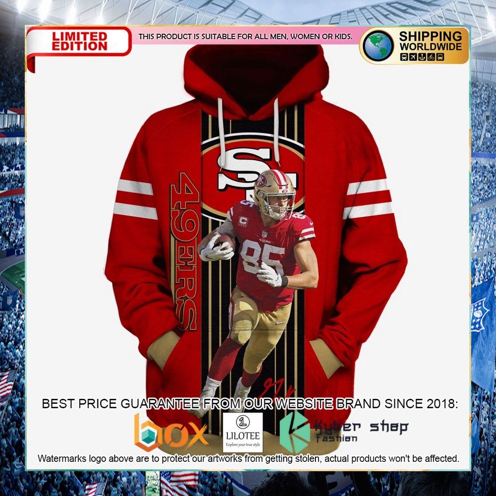 san francisco 49ers george kittle hoodie shirt 1 425