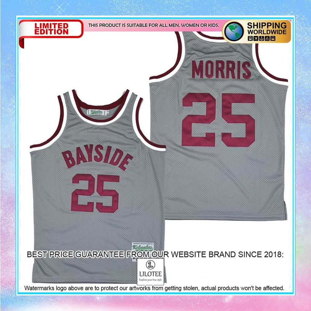 saved by the bell zack morrison tigers basketball jersey 1 134