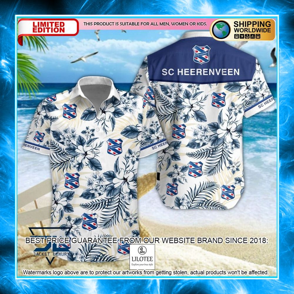 sc heerenveen hibiscus hawaiian shirt shorts 1 925