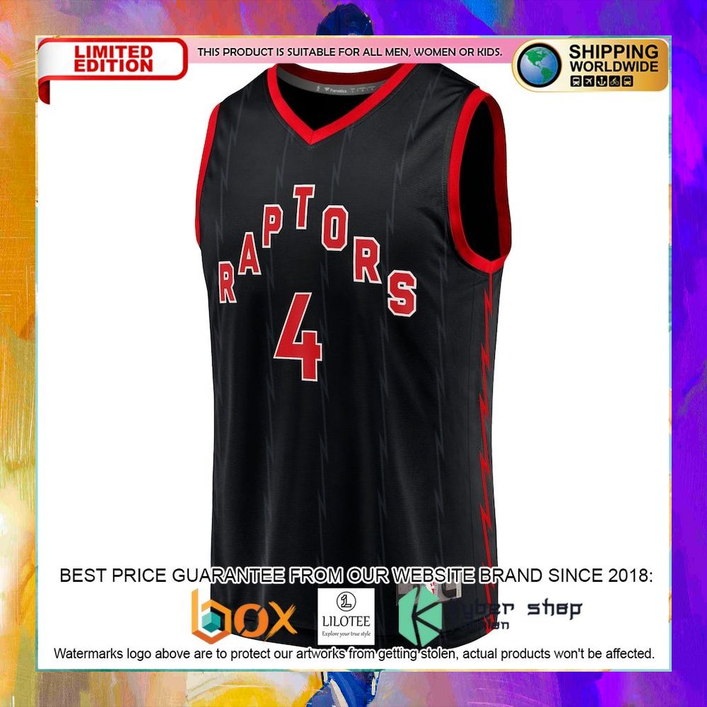 scottie barnes toronto raptors 2021 22 black basketball jersey 2 802