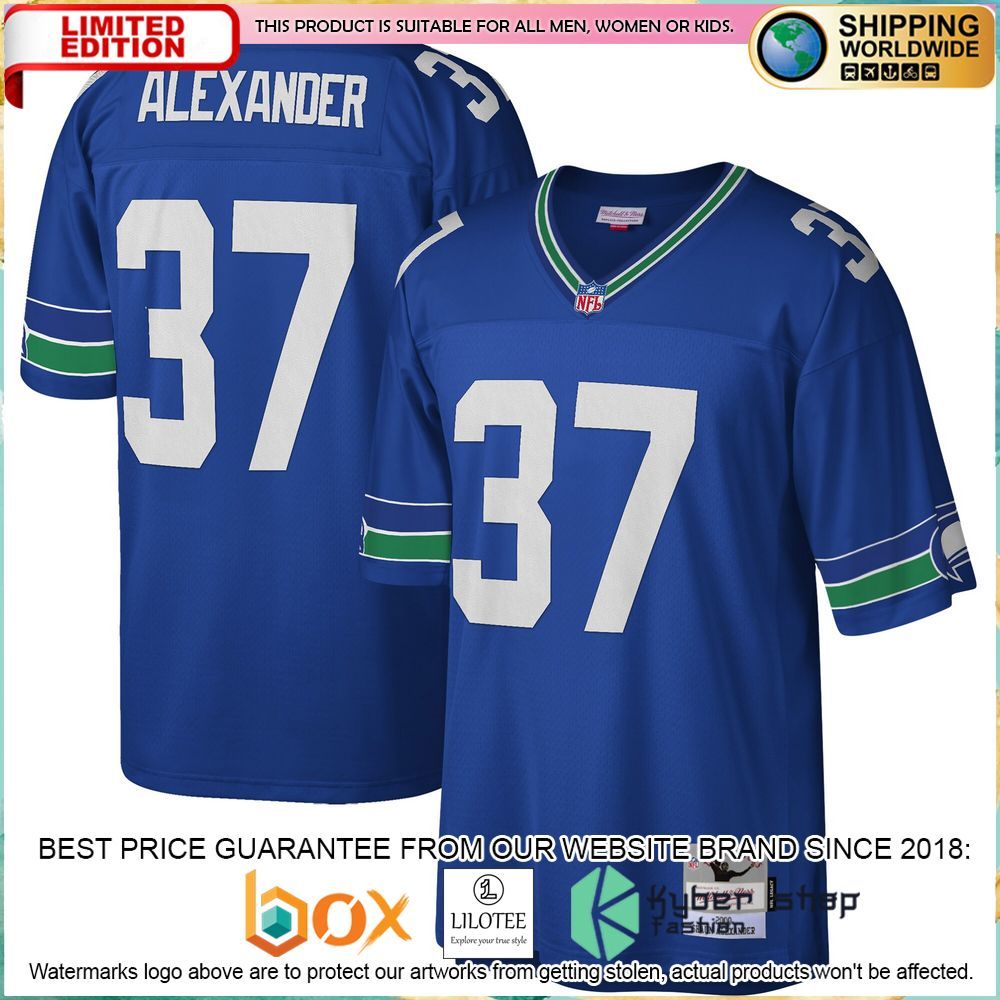 shaun alexander seattle seahawks mitchell ness 2000 legacy replica royal football jersey 1 896