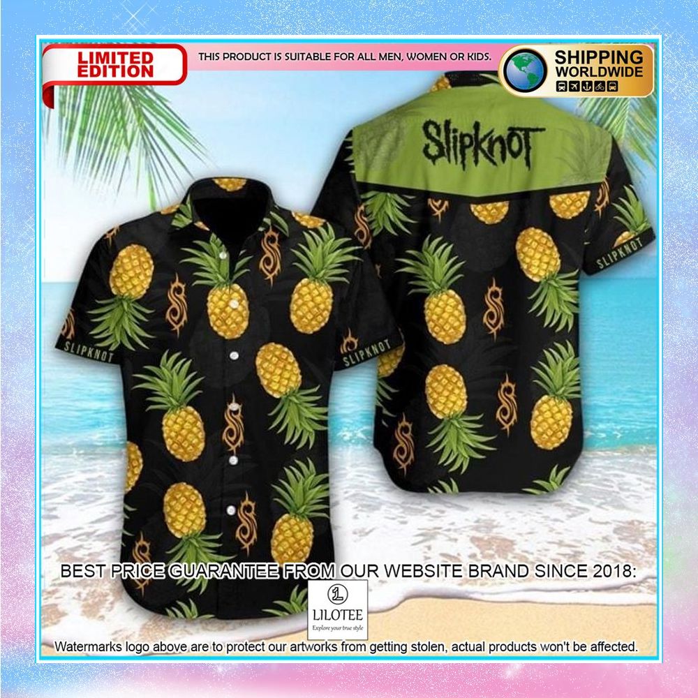 slipknot pineapple hawaiian shirt 1 787