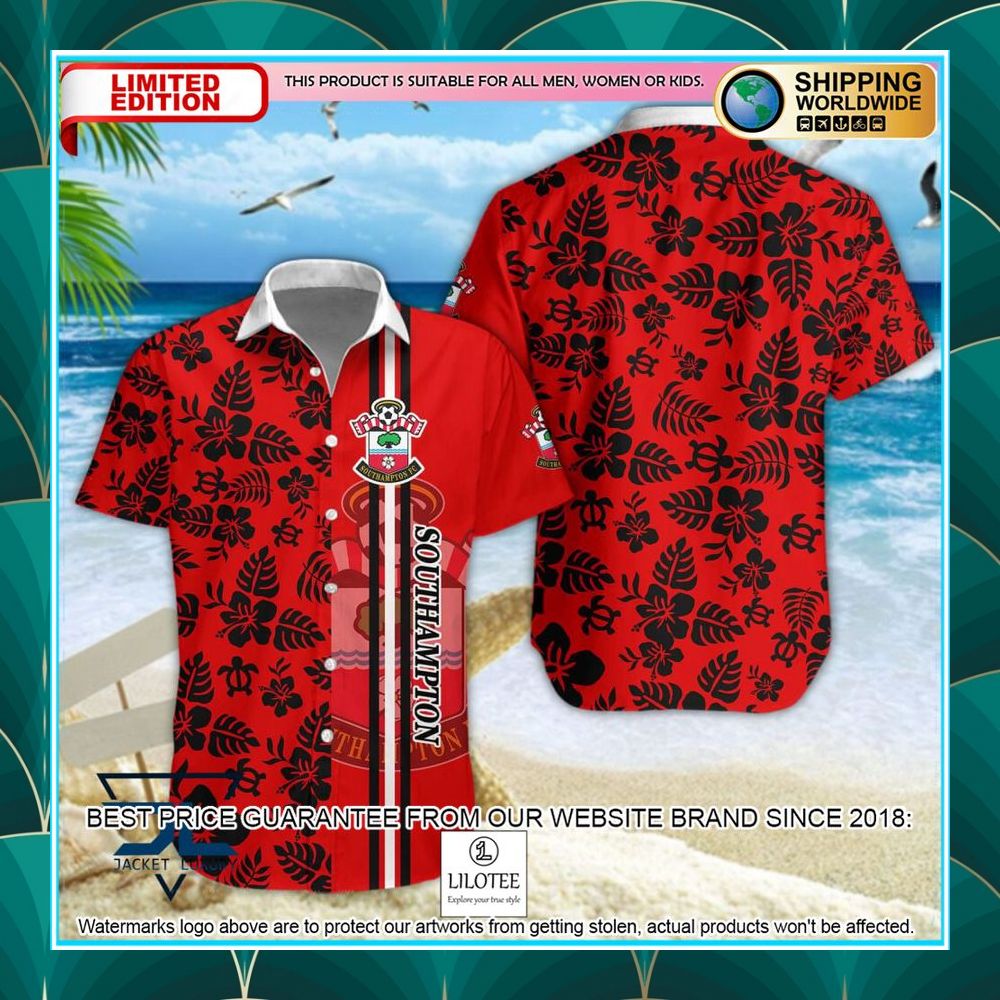 southampton flowers hawaiian shirt shorts 1 414