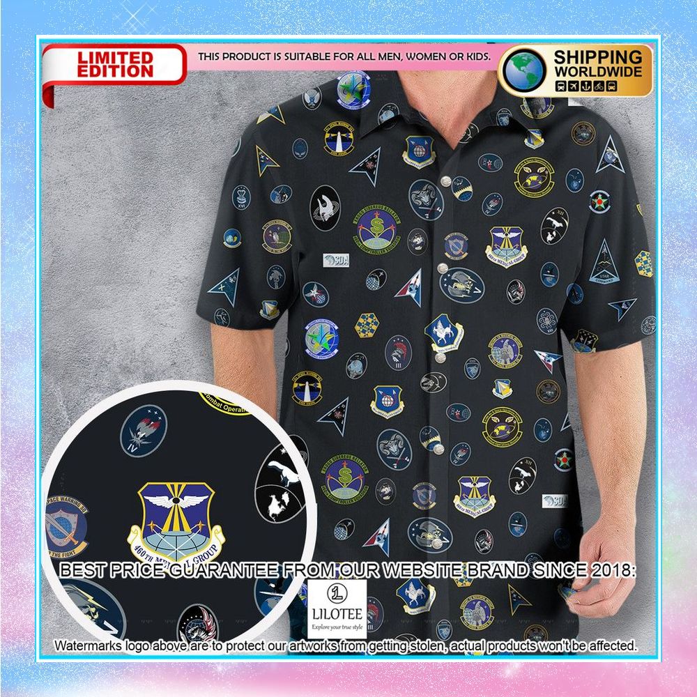space force squadron pattern hawaiian shirt 1 590